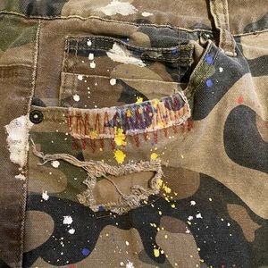 Army fatigue cargo pants